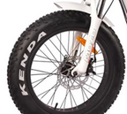 DJ Folding Step Thru Bike  (WHITE)